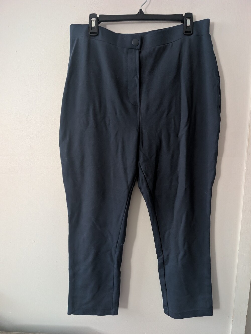 Worthington Women's Navy Blue Capri Length Legging Style Dress Pants XL